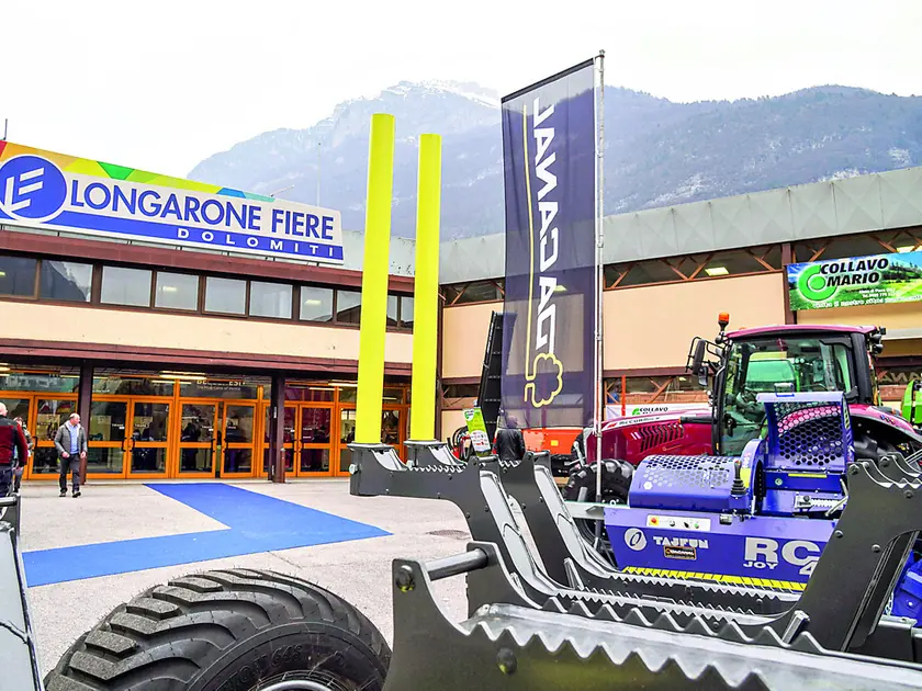 La struttura di Longarone Fiere