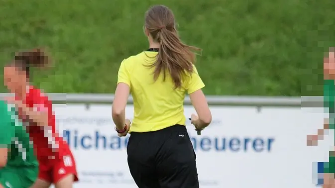 Una direttrice di gara in una foto d’archivio