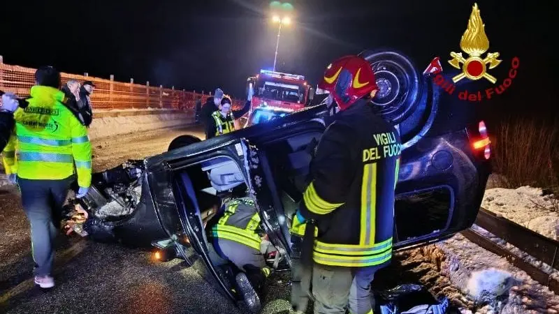 Una immagine dell'incidente