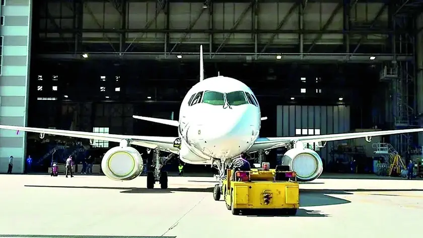 Un aereo realizzato da Superjet: quattro modello dovrebbero essere acquistati dal Messico