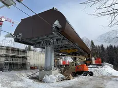 La stazione di valle della cabinovia Apollonio-Socrepes