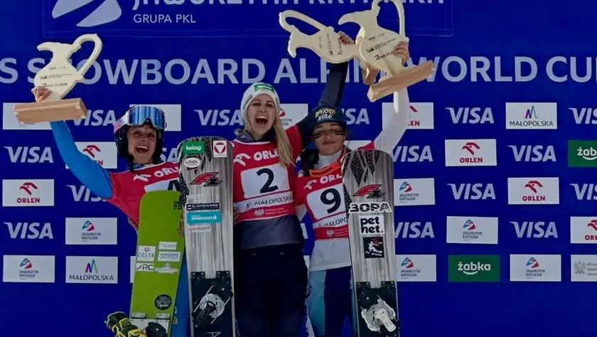 Lucia Dalmasso felice sul podio