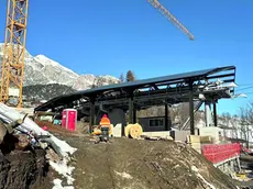 Uno scatto della stazione intermedia di Mortisa dove sono state formulate alcune prescrizioni