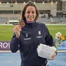 Paola Padovan con la medaglia a Cipro