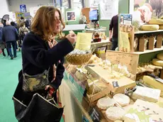 Visatatori tra gli stand di Agrimont