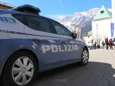 La pattuglia della polizia in corso Italia