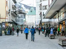 Corso Italia in centro a Cortina d'Ampezzo