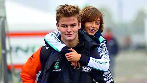 Lorenzo Travisanutto e Kimi Antonelli quando correvano per lo stesso team nei kart