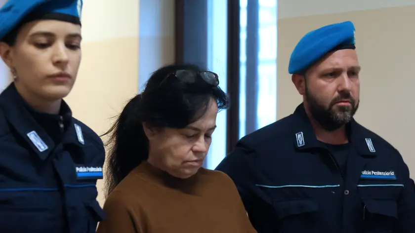 L’indagata: Olena Stasiuk, 55 anni, in tribunale per l’interrogatorio (foto Lasorte)