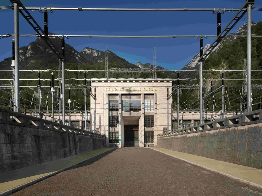 La centrale idroelettrica Achille Gaggia di Soverzene