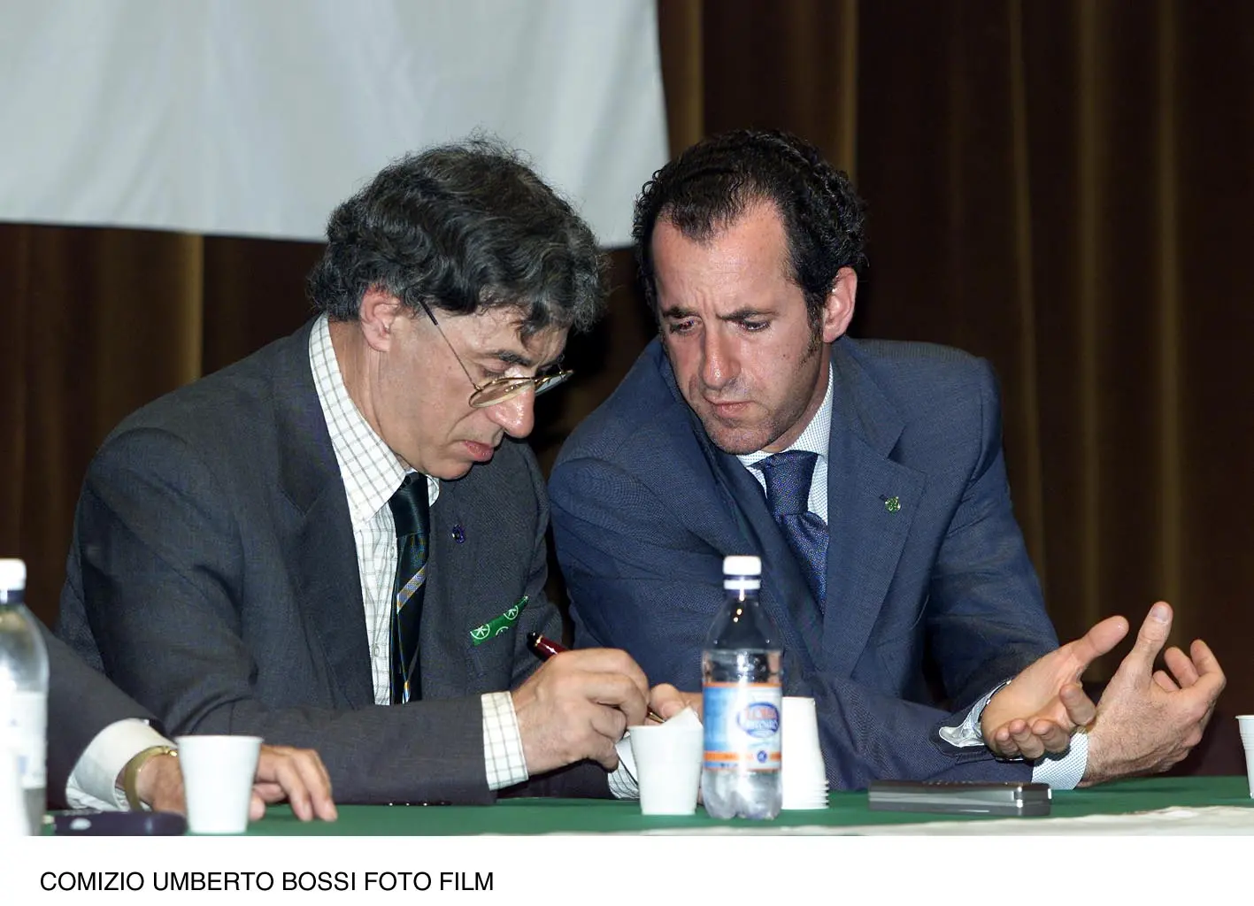 IN FOTO DA SINISTRA UMBERTO BOSSI E LUCA ZAIA