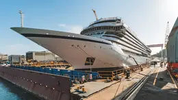 Varata nel cantiere di Fincantieri ad Ancona la nave Viking Libra