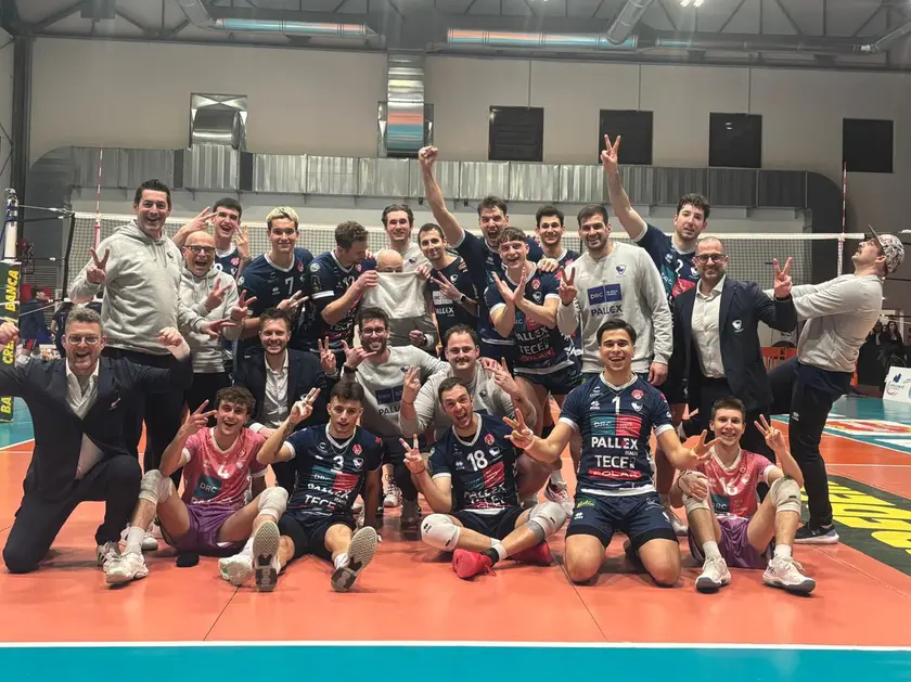 Il Belluno Volley dopo la vittoria di Campobasso