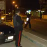 Un posto di blocco dei carabinieri