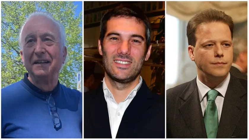 Giuseppe Canova, Andrea Tomaello e Federico Bricolo