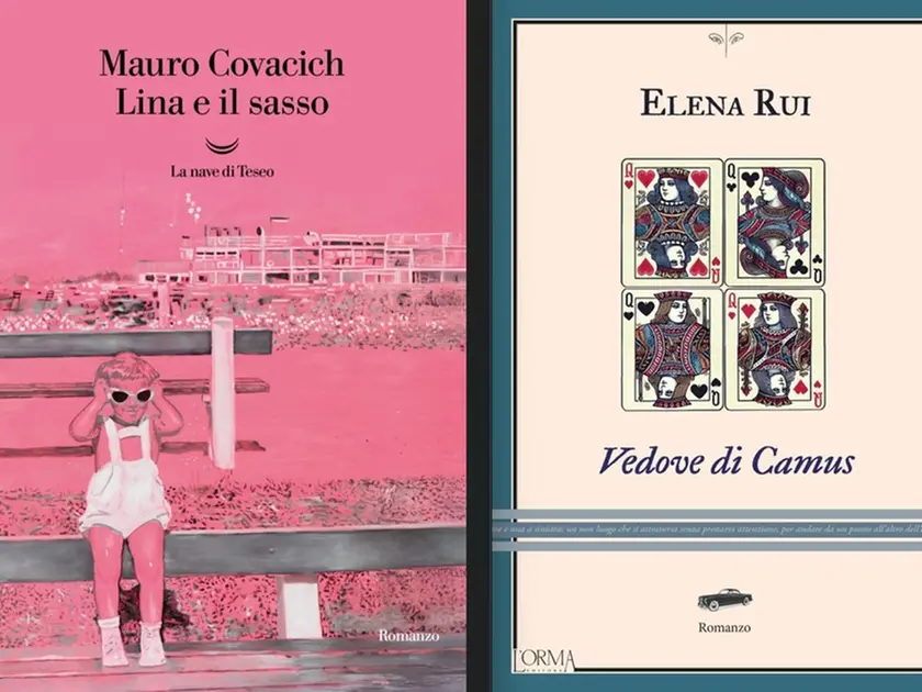 Le copertine dei libri di Covacich e Rui