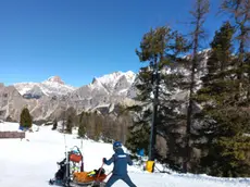 Un soccorso in pista