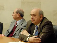 Da sinistra Vittorio Borraccetti e Pietro Calogero