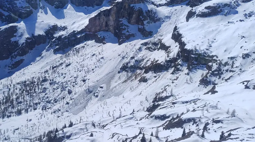 La valanga sul Monte Mulaz