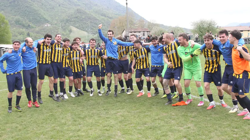 La JM Feltre in festa per la promozione in Prima categoria