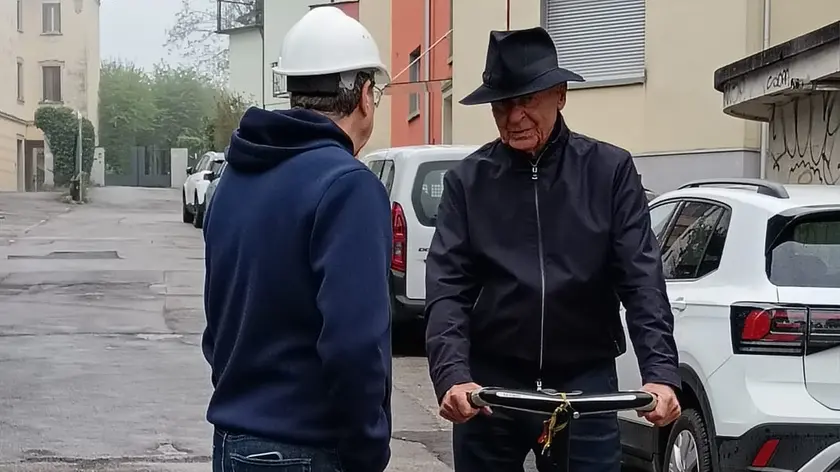 Umberto Fiabane con Paolo Gamba