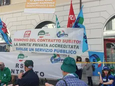 La manifestazione della sanità privata a Roma
