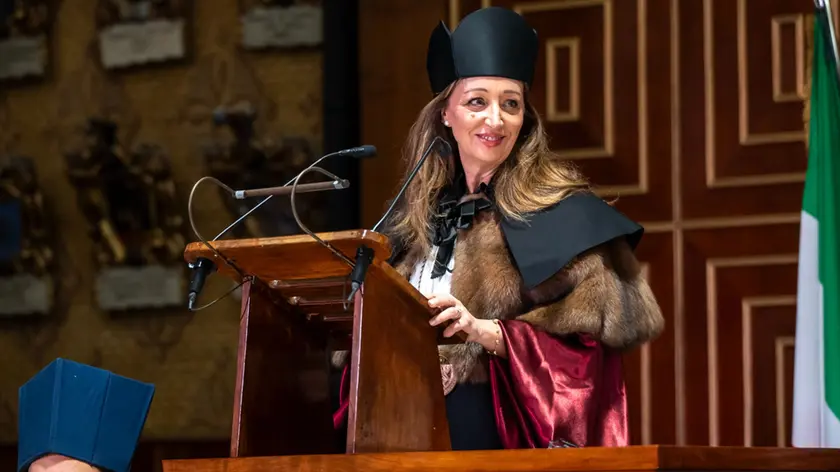 La rettrice dell'università di Padova