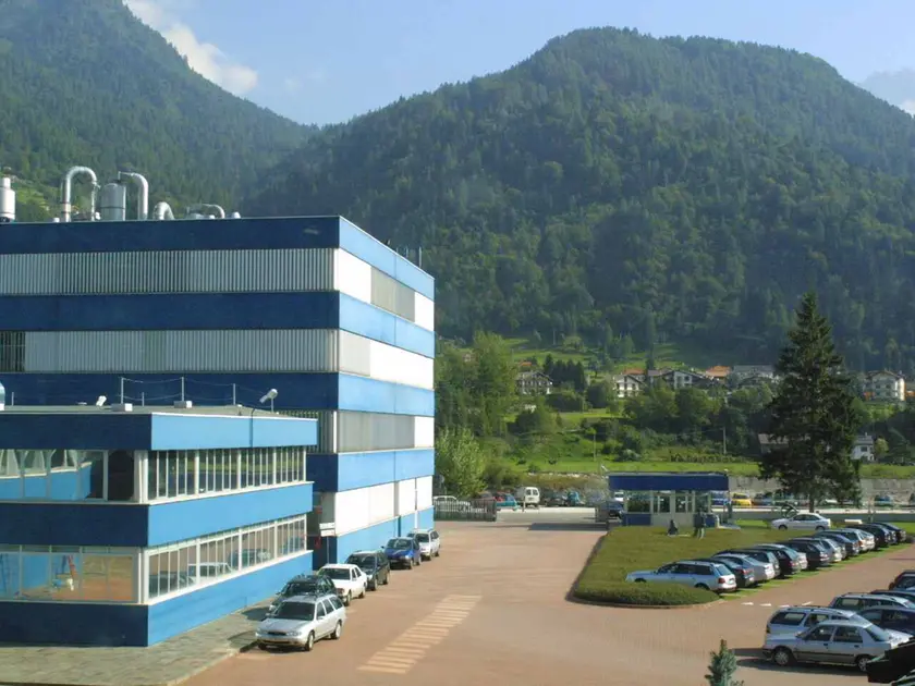 Lo stabilimento di Luxottica ad Agordo