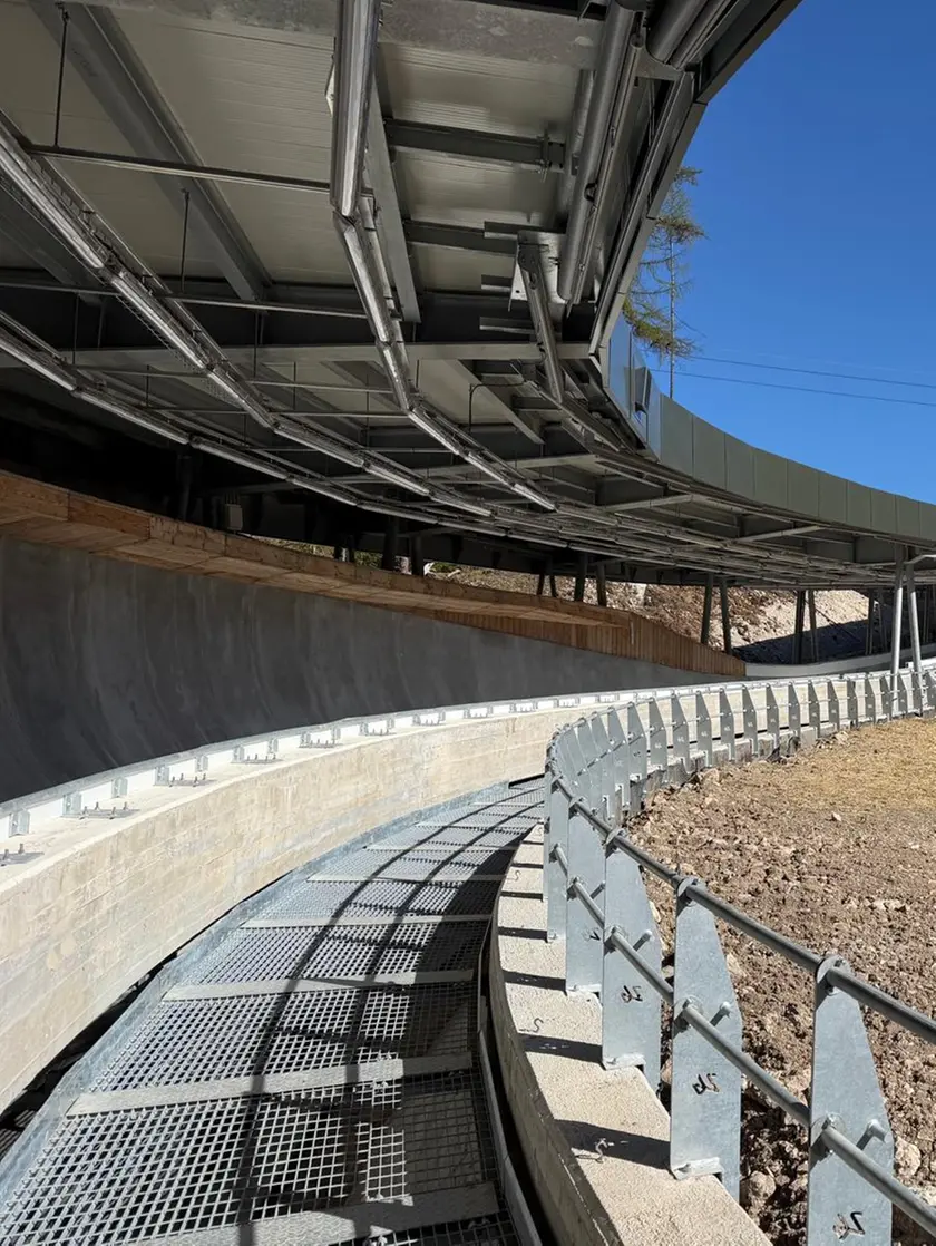 La pista da bob di Cortina