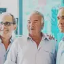 Al centro il famoso parrucchiere Liborio