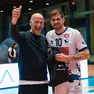 Il presidente Sandro Da Rold con Francesco Corrado