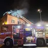 L'intervento dei vigili del fuoco a Fonzaso