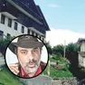Nel tondo Franco De Zordo, candidato sindaco per la lista Cibiana Resurrezione, e nella foto grande il municipio e il centro del paese