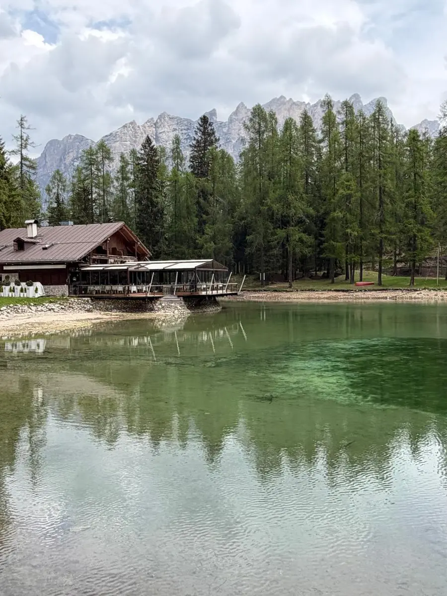 Lago Ghedina prosciugato