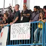 Mirco Barp in tribuna alla Spes Arena