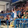 La gioia del presidente Sandro Da Rold in tribuna