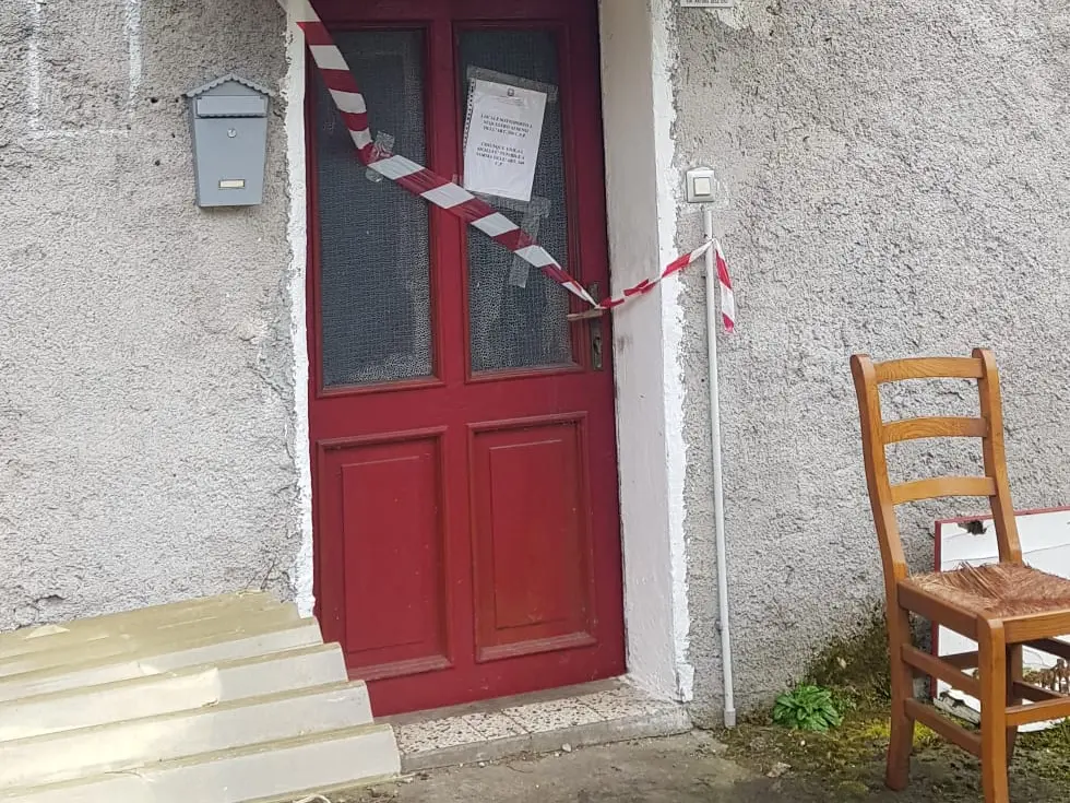 L'appartamento di Sopracroda in cui è avvenuto in tentato omicidio