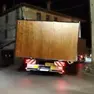 Il trasporto delle casette lo scorso inverno