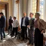 L'attesa per i risultati a Palazzo Piloni