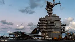 Il lancio di un aereo dal ponte di volo della più grande portaerei del mondo, la Gerald R. Ford