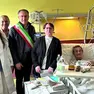 Le nozze tra Angelica e Luigi celebrate dal vicesindaco Piani all'ospedale di Palmanova