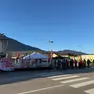 Un presidio di lavoratori e sindacalisti per il futuro di Hydro