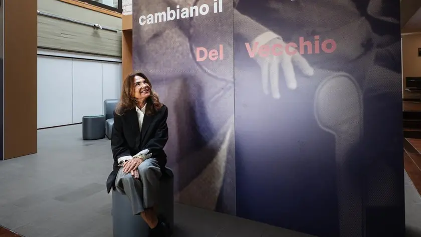 Nicoletta Zampillo Del Vecchio all’apertura della mostra a Trani