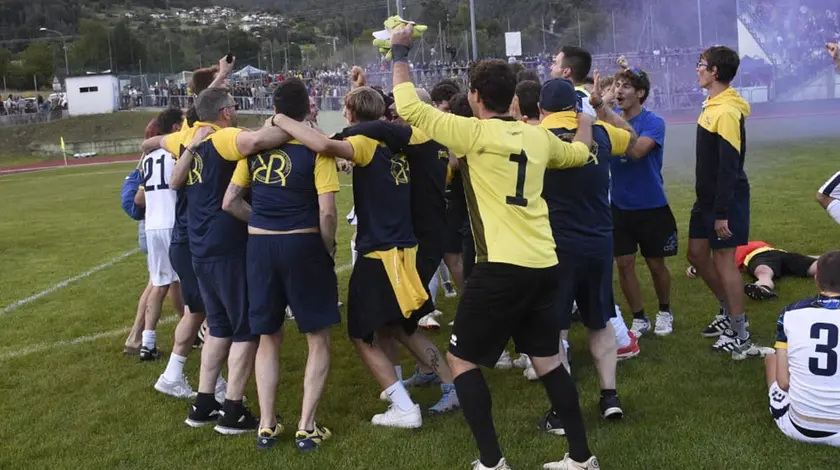 La festa del Taibon, campione 2025 del torneo agordino