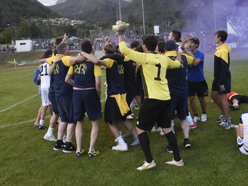 La festa del Taibon, campione 2025 del torneo agordino