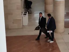 L’avvocato Ernesto De Toni con Francesco Saviane in tribunale a Padova