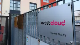 L’ingresso dell’azienda Investcloud Italia in via della Pila a Marghera