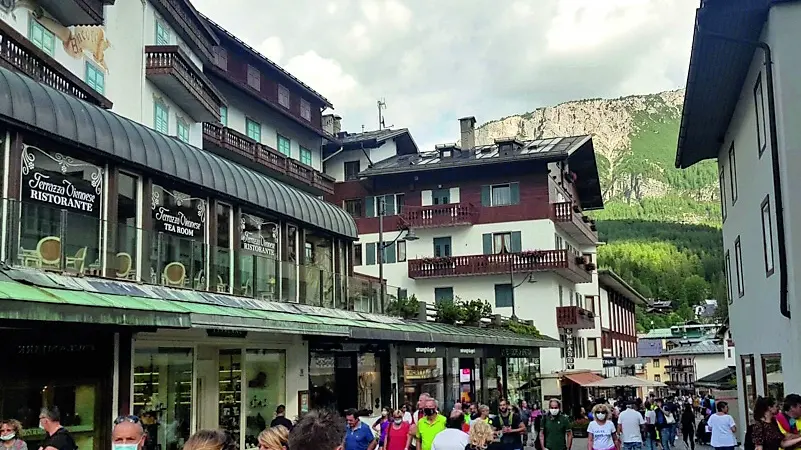 Il centro di Cortina