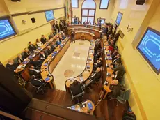 Una seduta del consiglio regionale a palazzo Ferro Fini
