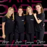 Angela Romei, Stefania Constantini e le sorelle Allegra e Lucrezia Grande